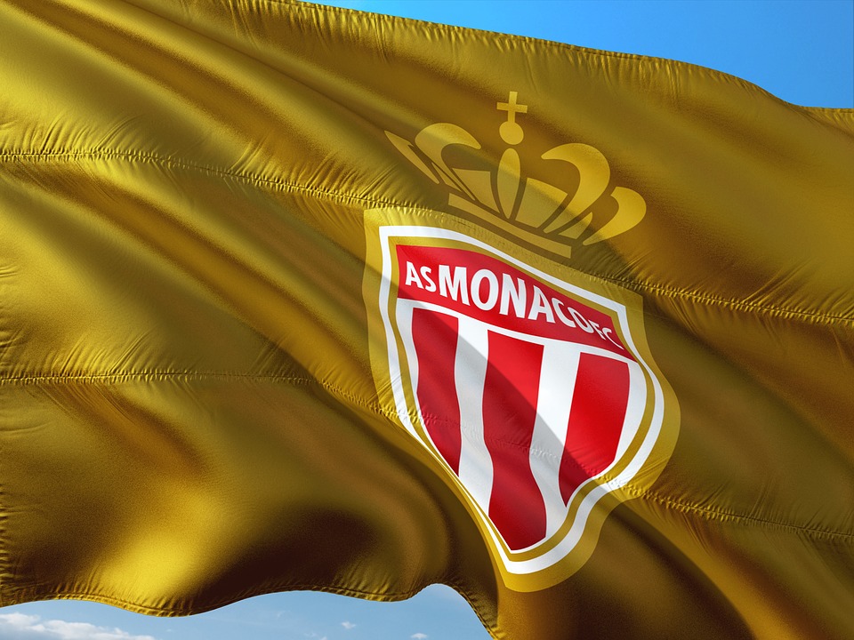 Drapeau de l’AS Monaco, club de Ligue 1