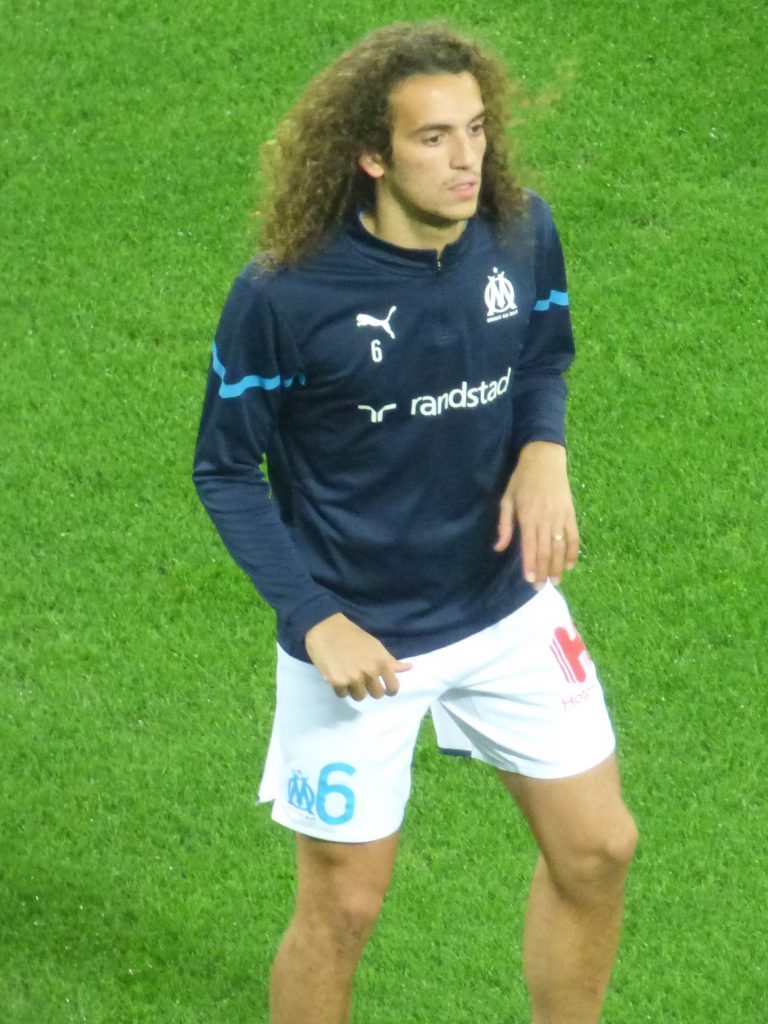 Matthieu Guendouzi, milieu de terrain de l’Olympique de Marseille